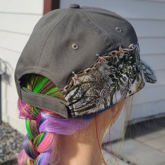 Ladies Camo Y BLING Hat NEW - Picture 4 of 4